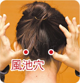 风池穴位位置图 风池穴位位置图