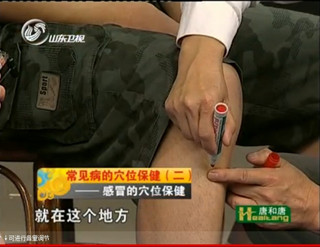 足三里穴的位置图 足三里穴的位置图